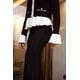 thumbnail image 2 of Set conjunto de punto mujer negro estilo cardigan - MM SHOP, 2 of 3