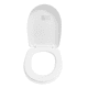 thumbnail image 2 of Tapa Asiento Para Baño Wc - Cierre Suave - Y00398 Color Blan Blanco, 2 of 3