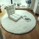 thumbnail image 1 of Alfombra Redonda 1 metro Crema Liso, 1 of 3