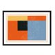 thumbnail image 1 of Cuadro Abstracto Geo con Marco Negro, 1 of 1