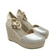 thumbnail image 2 of Sandalia con amarre Plateado Danicolle, 2 of 6