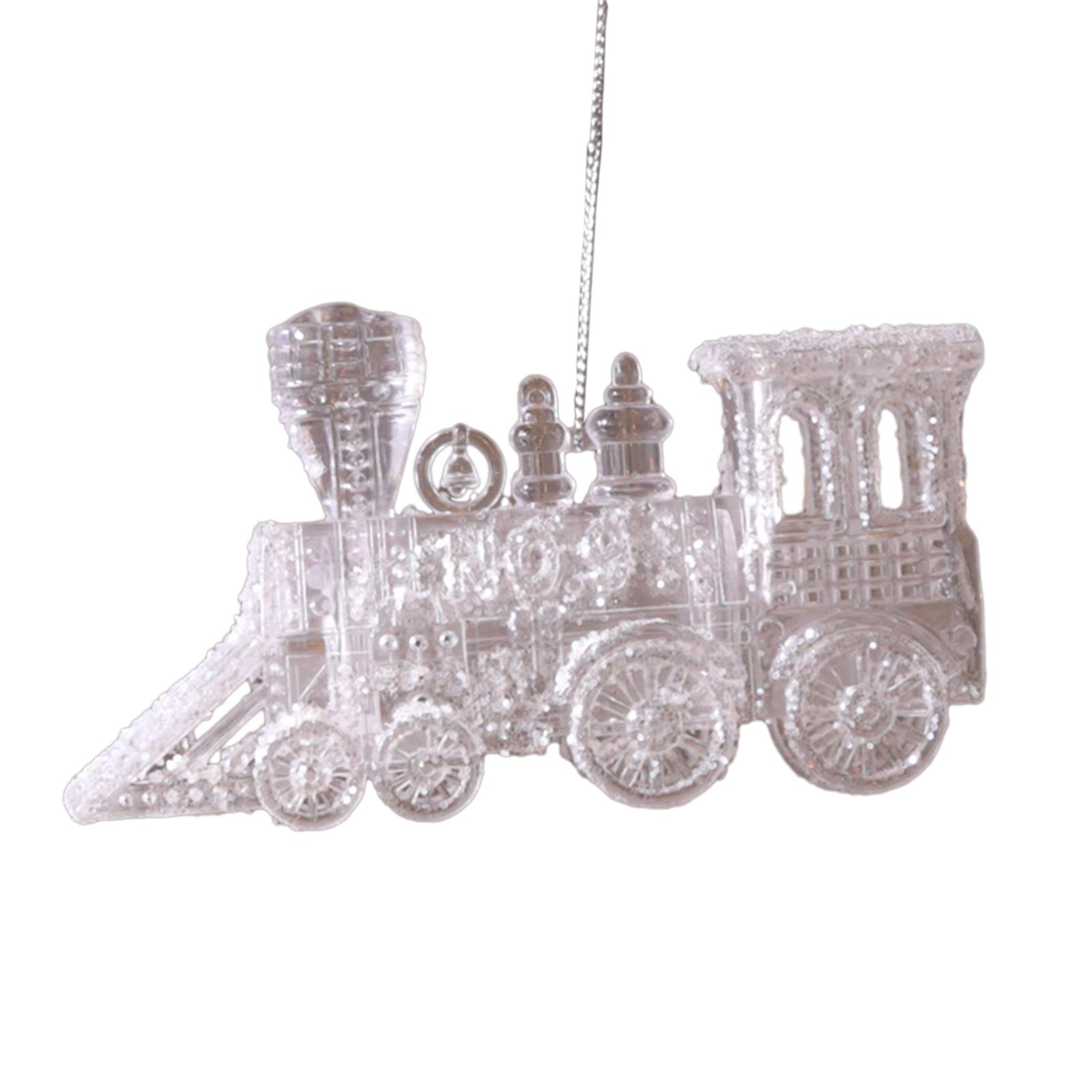 Magideal - Adorno Colgante Para De Navidad, Adornos Navideños Decorativos, Colgantes Con Dijes De Decoración Navideña Para Chimenea, Guirnalda De Corona De Tren