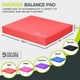 thumbnail image 2 of Almohadilla de equilibrio para ejercicio ProsourceFit, grande, acolchada, roja, 2 of 6