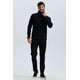 thumbnail image 4 of Polerón Hombre Half Zipper Liso Negro, 4 of 4