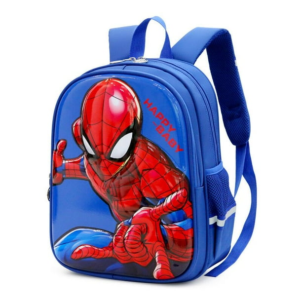 New Disney cartoon Avengers 3D Spider-Man boys School Bag New Kindergarten Baby Children's Small Backpack Cute Backpack