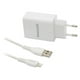 thumbnail image 3 of Cargador De Pared 2 USB Cable Lightning Blanco R1090, 3 of 5