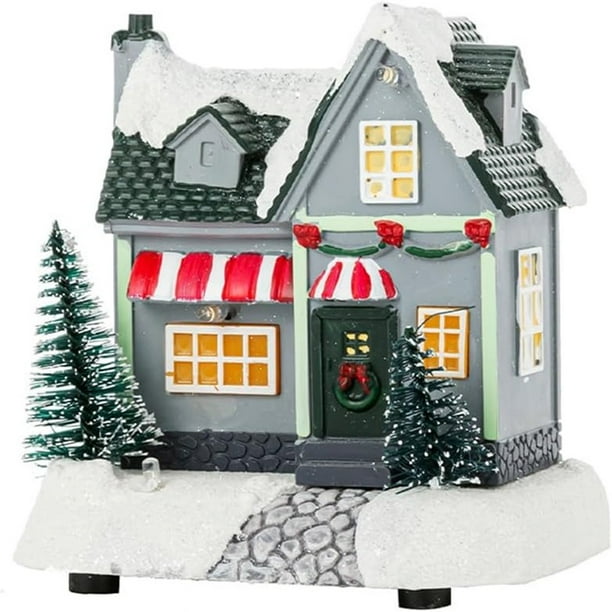 Casita Adorno De Navidad Decoracion De Pascua Para Arbolito