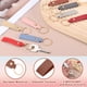 thumbnail image 3 of Uxcell 20 Pcs Blanks de Llavero de Cuero PU a Granel Kit de Llavero de Cuero para Grabado Láser con Anillos de Llave para Suministros de Bricolaje Regalos (Marrón Oscuro, 5.3" x 0.8"), 3 of 6