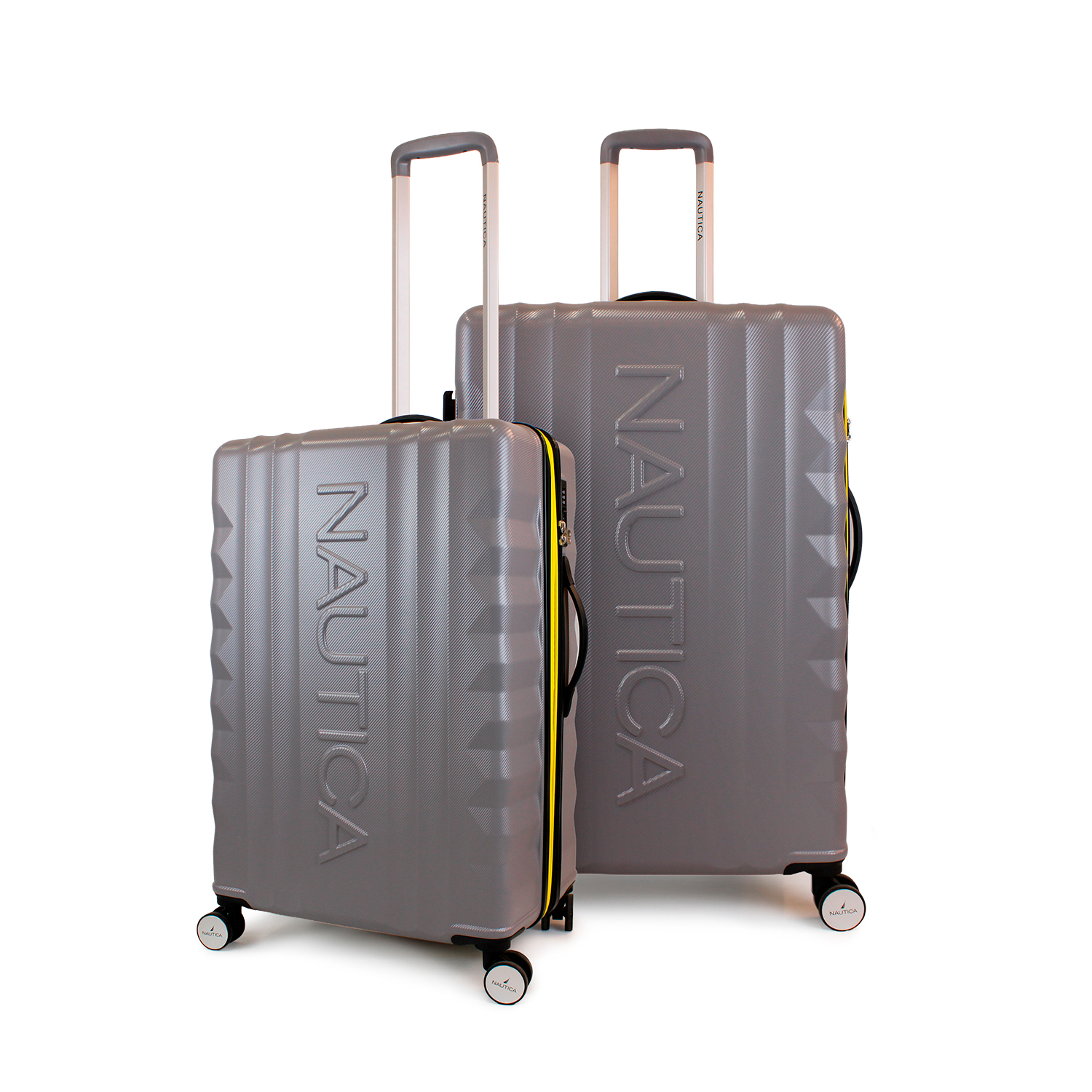 Pack 2 Maletas Nautica M+L Polonia 20Kg Y 23Kg Gris