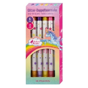 Tienda Lillifee - Set De 6 Lapices De Doble Punta Con Purpurina Del Paraiso De Los Unicornios