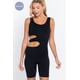 thumbnail image 1 of Mono CCwholesalesclothings Suave Cut-out Sin Costuras Negro, 1 of 5