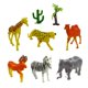 thumbnail image 1 of 6pcs Plástico Animales Salvajes Modelo De Juguete Ni?os Juguetes Educativos Regalos, 1 of 5