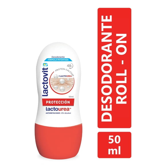 Desodorante Roll-On Lactovit Lactourea Unisex, 50 ml