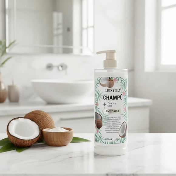 Shampoo Anticaida y crecimiento Con Extracto De Coco 1.000ml