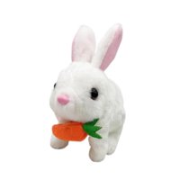Bothyi - Conejito Eléctrico De Peluche, Regalo De Pascua, Juguete De Conejito Realista Para Niños
