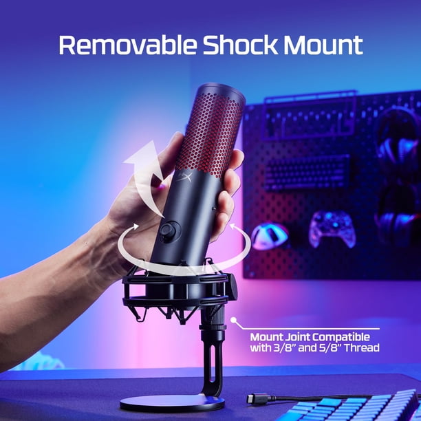 Micrófono USB HyperX Quadcast 2 Frost para juegos y streaming | Lider