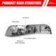 thumbnail image 3 of Faros delanteros ADCARLIGHTS para Ford Crown Victoria 1998‑2011, 3 of 9