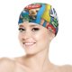 thumbnail image 5 of Los Sims Gorro de Natación de Licra, Gorro de Baño de Tela Cómoda, Gorro Elástico Antideslizante para Hombres, Mujeres y Niños, 5 of 6