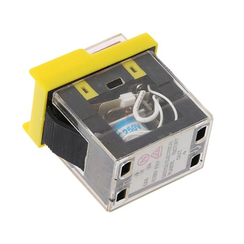 Magideal - Interruptor Electromagnético Con Autobloqueo, 250 V, 6 A, Protección Contra Subtensión, Interruptor De Control De Potencia Impermeable Multiusos Para