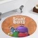 thumbnail image 5 of StoryBots Alfombra Redonda de Felpa Coral, Antideslizante, No Desprende Pelusas, Lavable y Duradera para Salón, Dormitorio y Habitación de Niños 60cm, 5 of 6