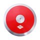 thumbnail image 1 of Disco De Nailon De 2 Kg, Equipo De Entrenamiento Físico Para Exámenes, Entrenamiento Atlético, Playa, Rojo, 1 of 5