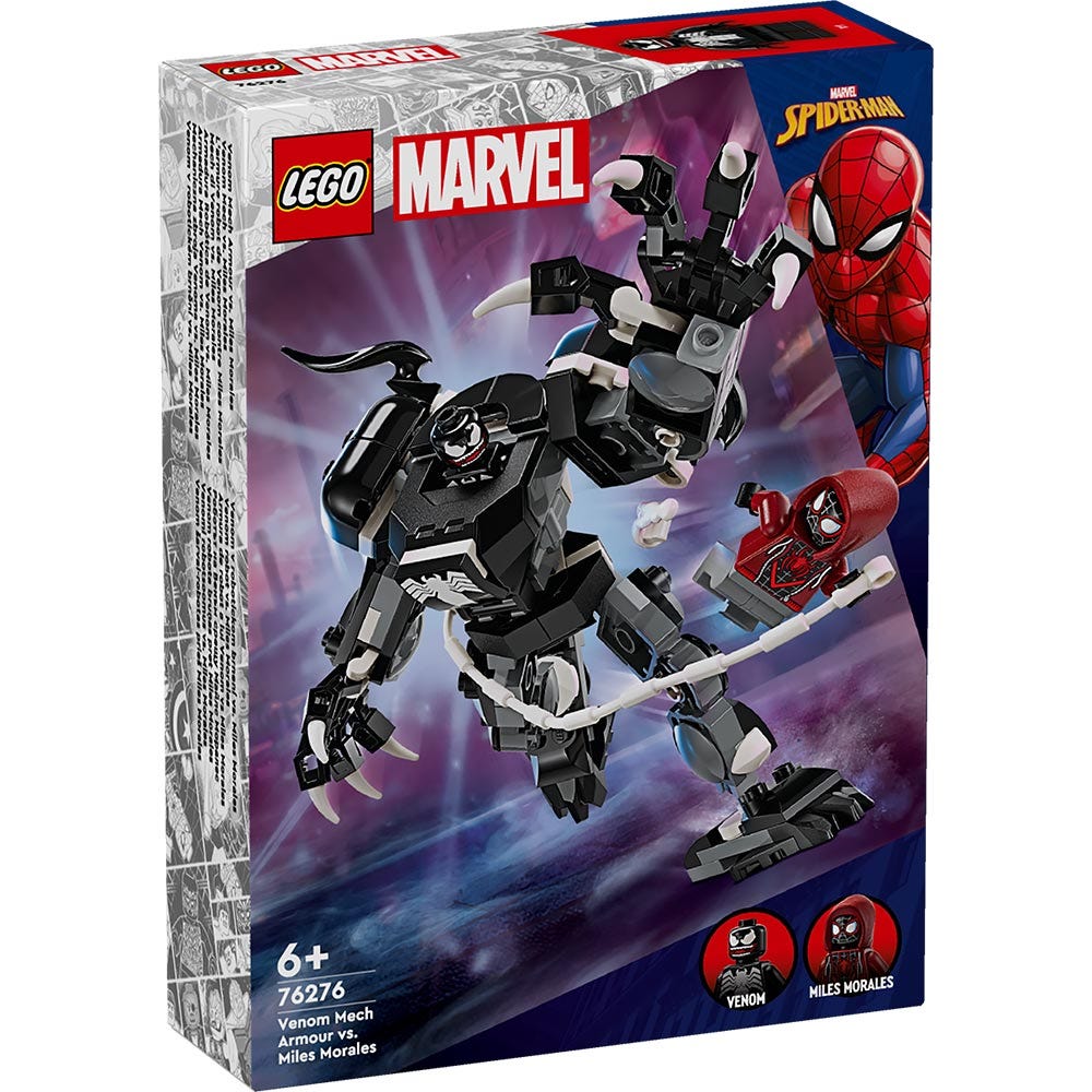 Lego - Bloques De Construcción Armadura Robótica De Venom Vs. Miles Morales 76276