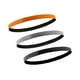 thumbnail image 5 of 3 Diademas Deportivas Elásticas Antideslizantes Para Entrenamiento Fútbol Negro Naranja Gris, 5 of 5
