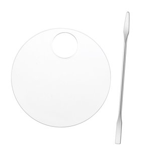 Bothyi - Paleta De Mezcla De Maquillaje Acrílico, Mezcla De Colores, Pintura De Mezcla, Pintura Redonda Con Varilla De Mezcla