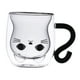 thumbnail image 4 of Taza De Doble Pared, Taza De Café Y Té De Animales Para Niños, Regalo De Cumpleaños Del Día De San Valentín, Mango De Gato Negro, 4 of 4