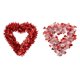 thumbnail image 2 of 2 Uds Corona De Corazón San Valentín Guirnalda Boda Puerta Delantera Decoración De Pared Rojo, 2 of 5