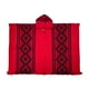 thumbnail image 3 of Poncho Con Lana De Alpaca Arauco Unisex Rojo y Negro, 3 of 3