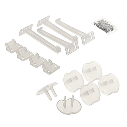 Protectores De Seguridad Y Tapas Para Enchufes Dreambaby, Color Blanco