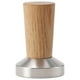 thumbnail image 5 of Manipulador De Café De Acero Inoxidable Mango De Madera Para Máquina De Espresso Bar Camping 51 Mm, 5 of 5