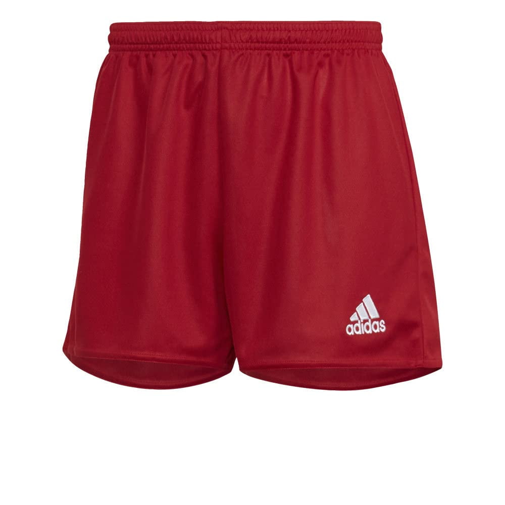 Pantalones Cortos Adidas Parma 16 Para Mujer, Color Rojo Y Blanco, Talla Xl