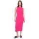 thumbnail image 1 of Vestido Mujer Largo Rib Fucsia Corona, 1 of 5