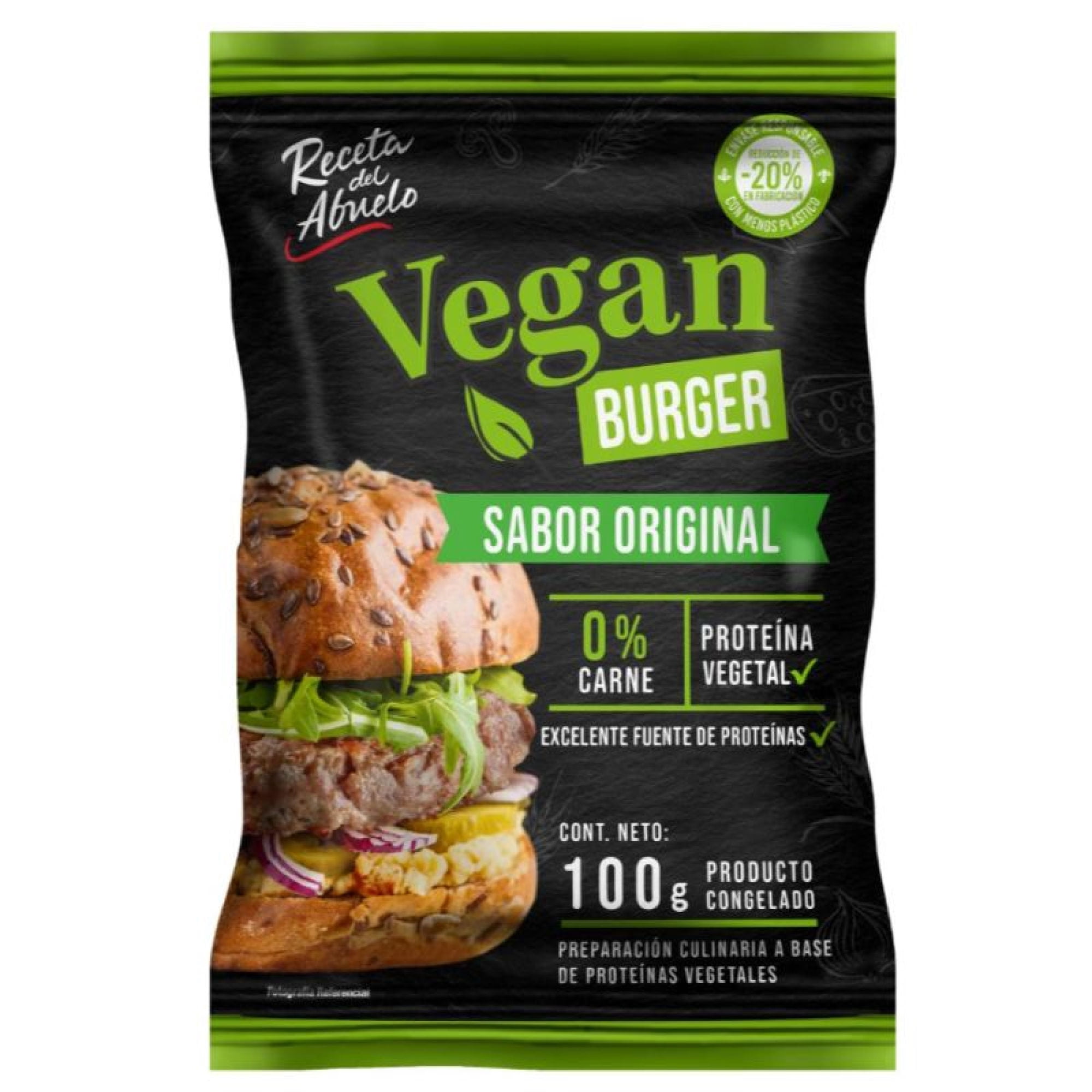 Hamburguesa Vegetal 100 g Receta del Abuelo