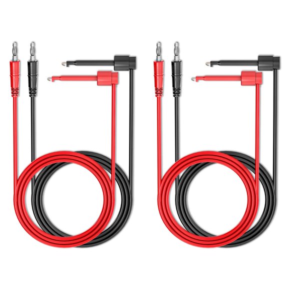 Test Leads Goupchn, 4 unidades, 4 mm, conectores tipo banana para gancho de prueba