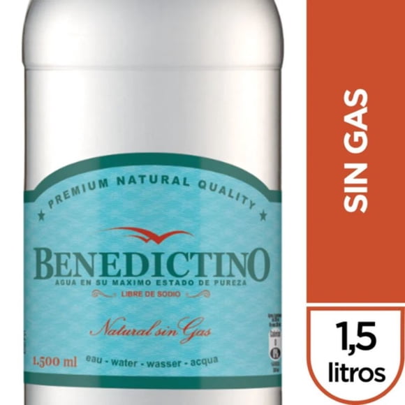 Agua Mineral Botella Sin Gas, 1,5 L
