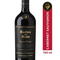 Vino Tinto Cabernet Sauvignon Reserva Privada Botella 750 Ml Casillero Del Diablo