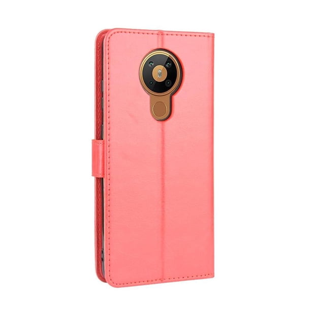 Funda tipo libro para Nokia 5.3, cartera todo‑en‑uno, funda multifuncional con tarjetero y correa de muñeca desmontable