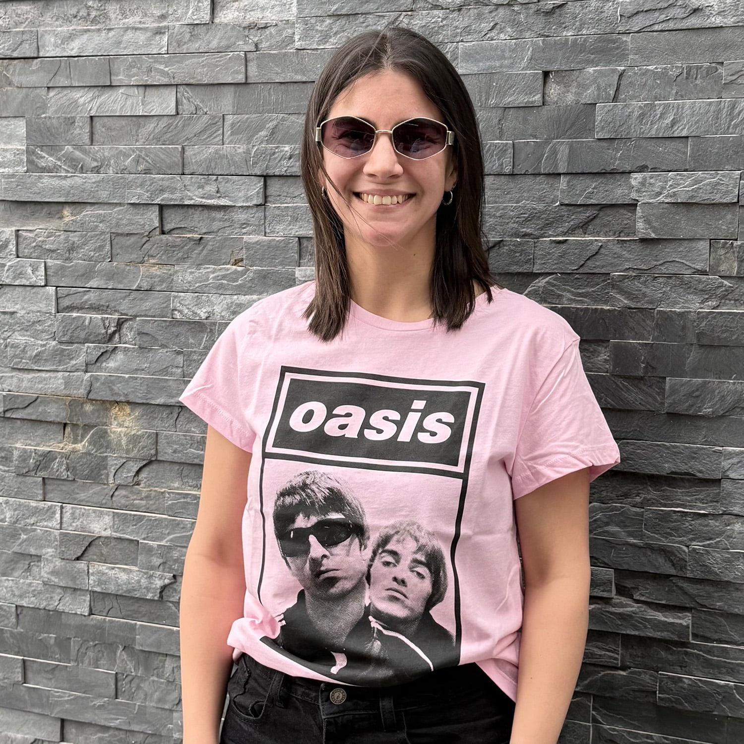 Polera Manga Corta Mujer Rosado Liam & Noel Oasis