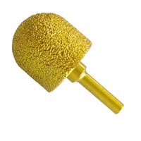 Magideal - Broca De Fresa De Pulido De Diamante, Broca De Pulido Vástago De 6 Mm Cabezal De Pulido Universal De 60 Mm De Largo Punto Montado De Pulido Para Pulir 30Mm