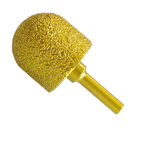 Magideal - Broca De Fresa De Pulido De Diamante, Broca De Pulido Vástago De 6 Mm Cabezal De Pulido Universal De 60 Mm De Largo Punto Montado De Pulido Para Pulir 30Mm