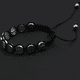 thumbnail image 3 of Pulsera hilo negro San Benito 10 medallas, 3 of 3