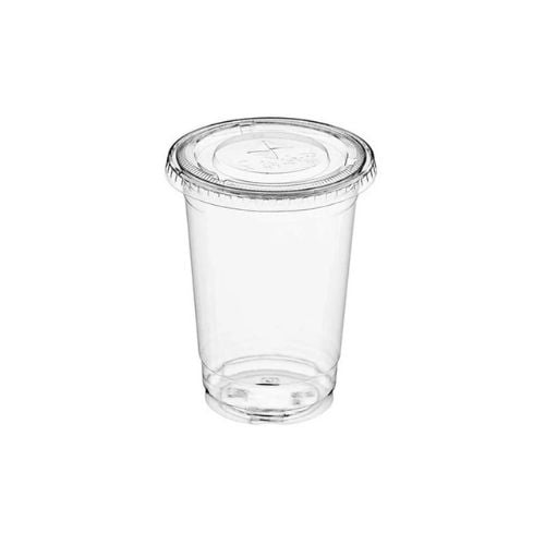 De Gaune - Vasos Plásticos Pet Con Tapa 350cc/12oz (50 Unidades)