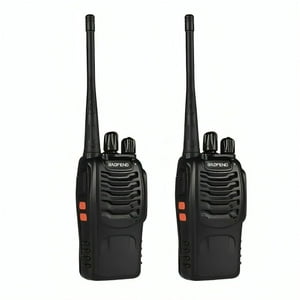 Genérico - Pack 2 Radio Transmisor Walkie Talkie Bf-888S Manos Libres