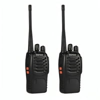 Genérico - Pack 2 Radio Transmisor Walkie Talkie Bf-888S Manos Libres