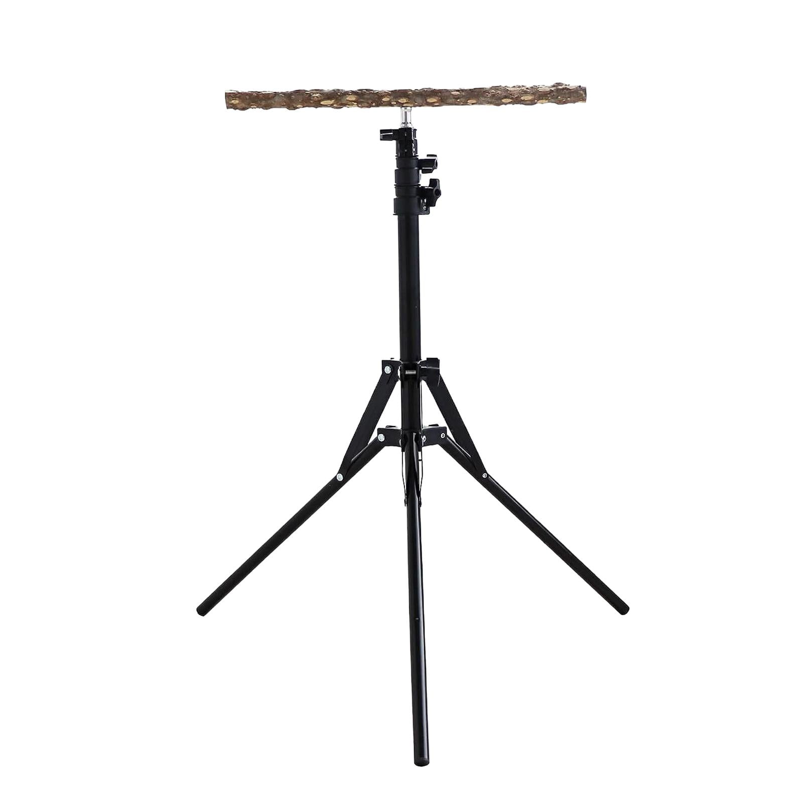 Soporte Para Pájaros, Perca Para Loros, Altura Ajustable De Madera Para Guacamayos, Pájaros, Agapornis