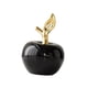 thumbnail image 5 of Figura De Manzanas De Cerámica, Estatua De Manzanas De Mesa Para Oficina, Sala De Estar, Entrada, Pequeña, Negra, 5 of 5