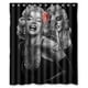 thumbnail image 1 of Cortina de ducha personalizable con diseño de Marilyn Monroe, zombi sexy y colorido, con ganchos, tamaño 60 x 72 pulgadas, 1 of 3